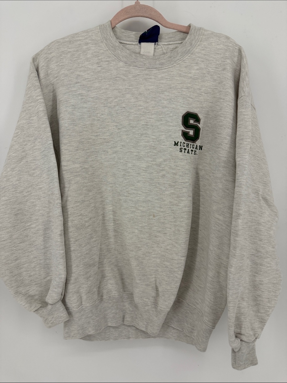 Vintage 90s Michigan State Spartans Crewneck Sweatshirt Men’s L USA